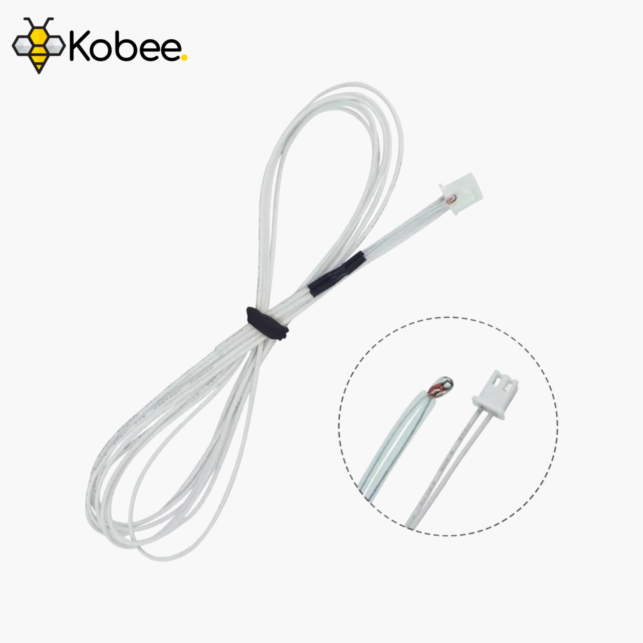 1 metre NTC 3950 thermistor cable with XH2.54 two-pin terminal