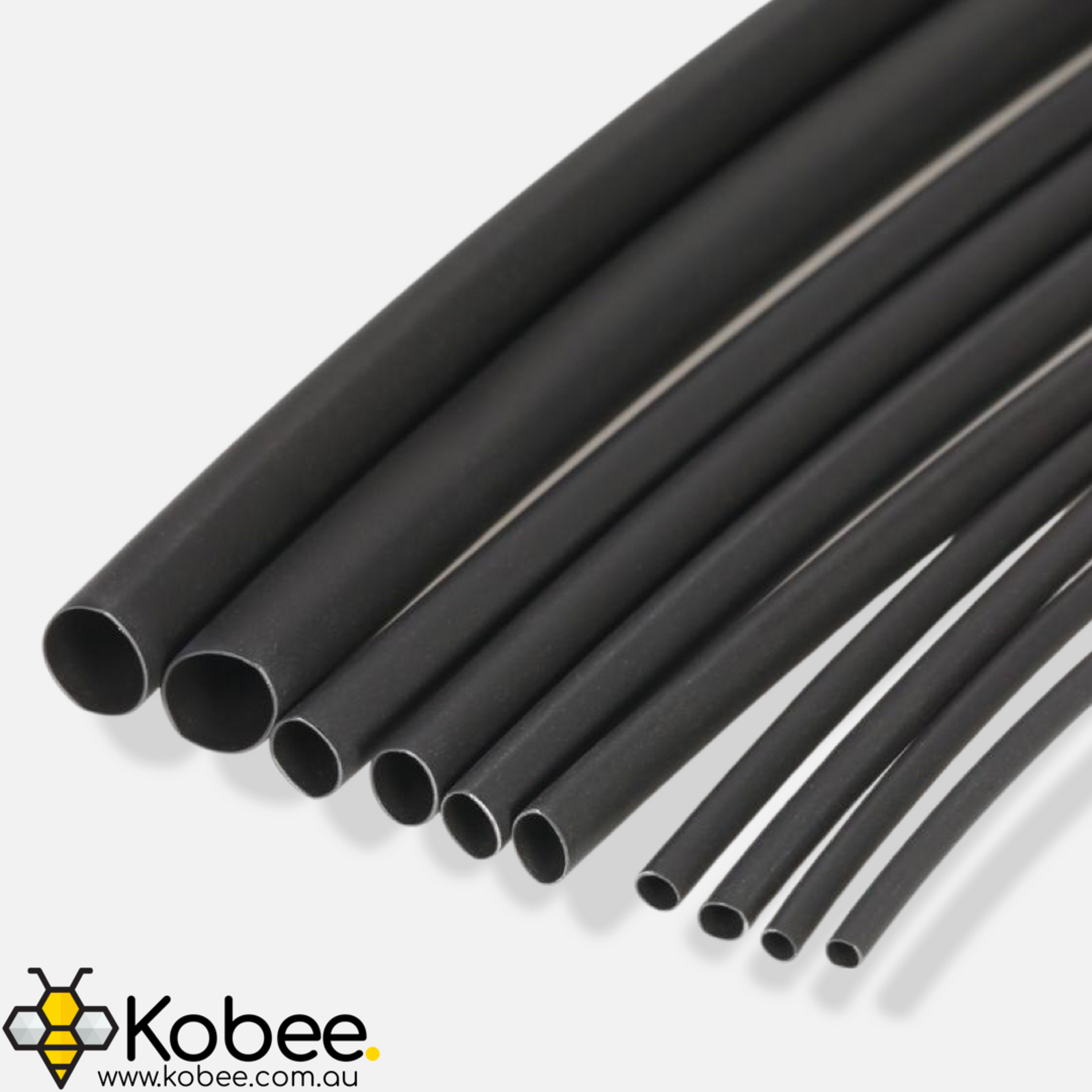 2:1 Salipt heat shrink tubing in assorted diameters from 0.6 mm to 70 mm