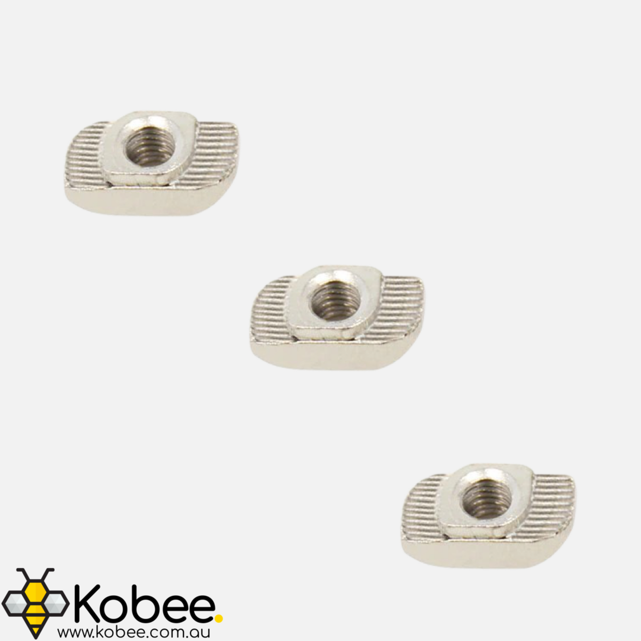 2020 M5 T Nut — Ender 3 Series Compatible — 10 Pack — details and dimensions