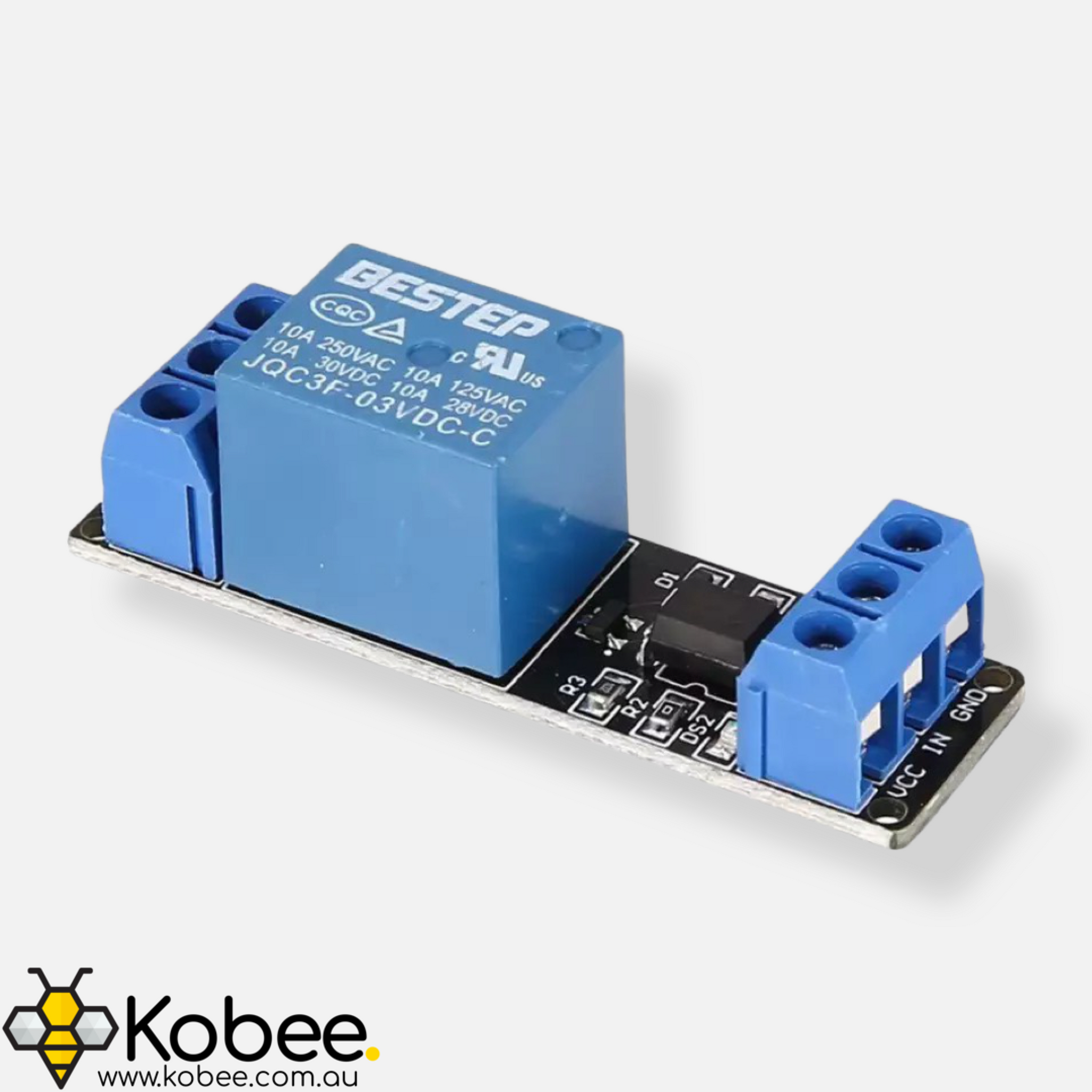 5V Single Channel Relay Module 10A — alternate view