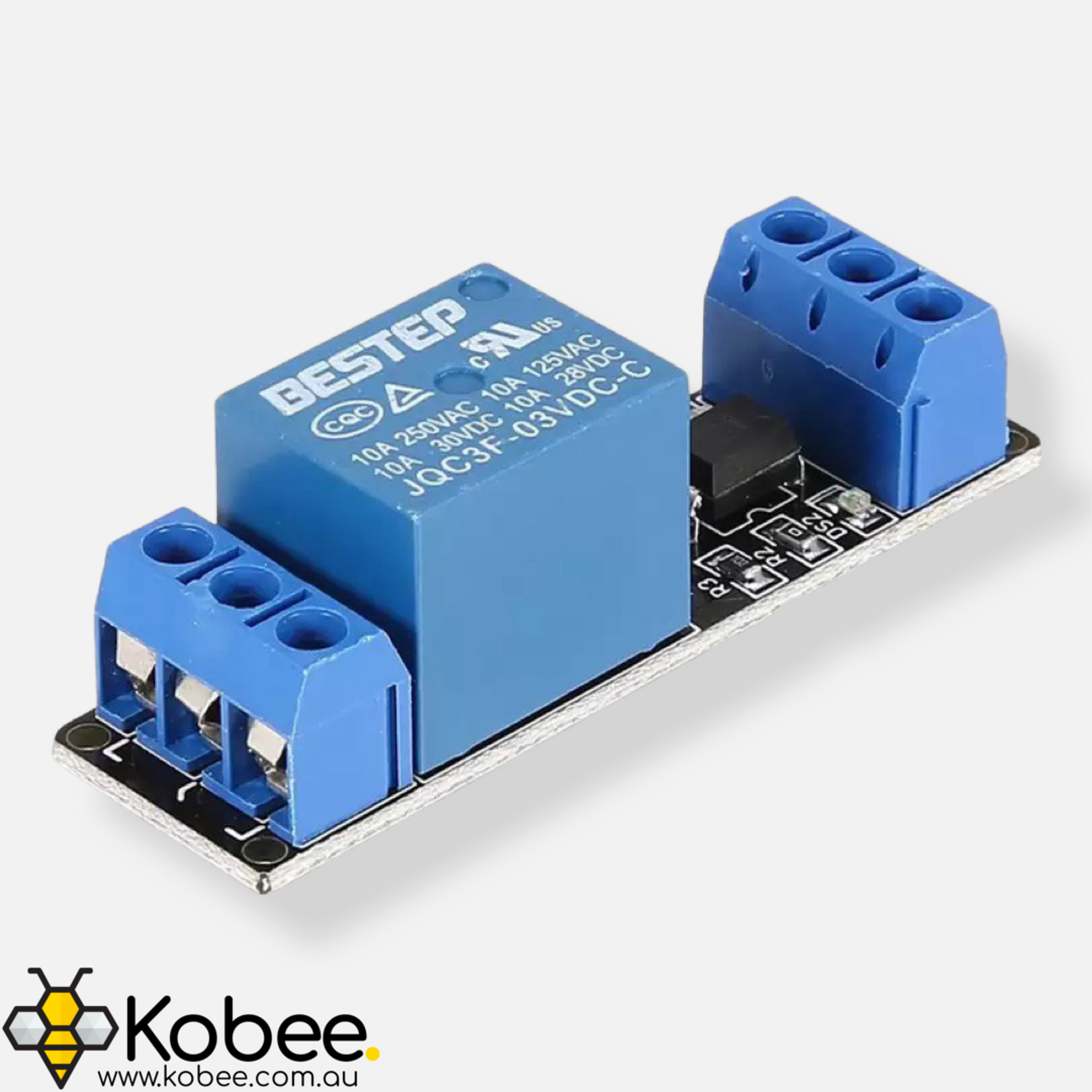 5V Single Channel Relay Module 10A — front view