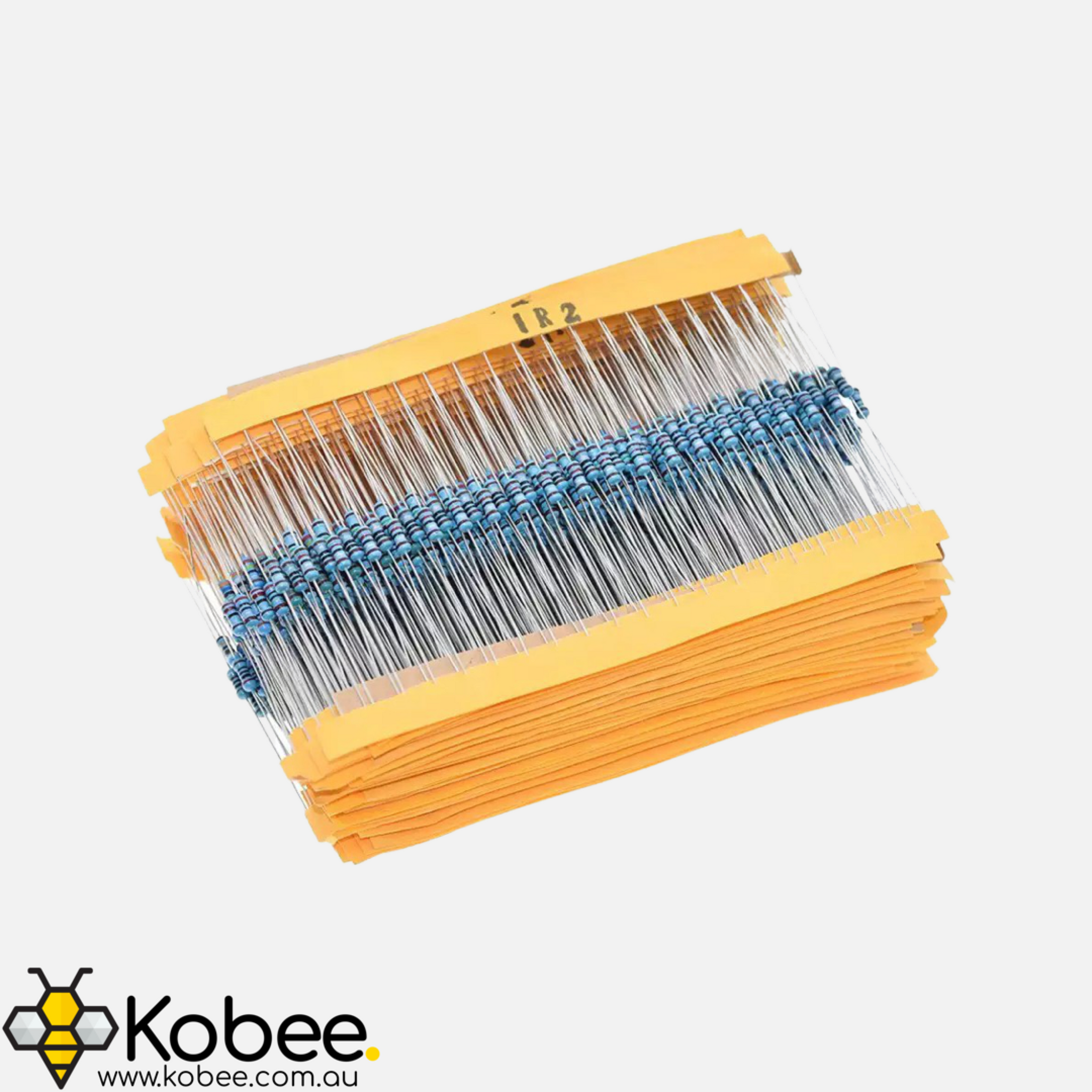 600 Resistor Variety Pack - 30 Values - 10 Ohm to 10M Ohm 1% 1/4W
