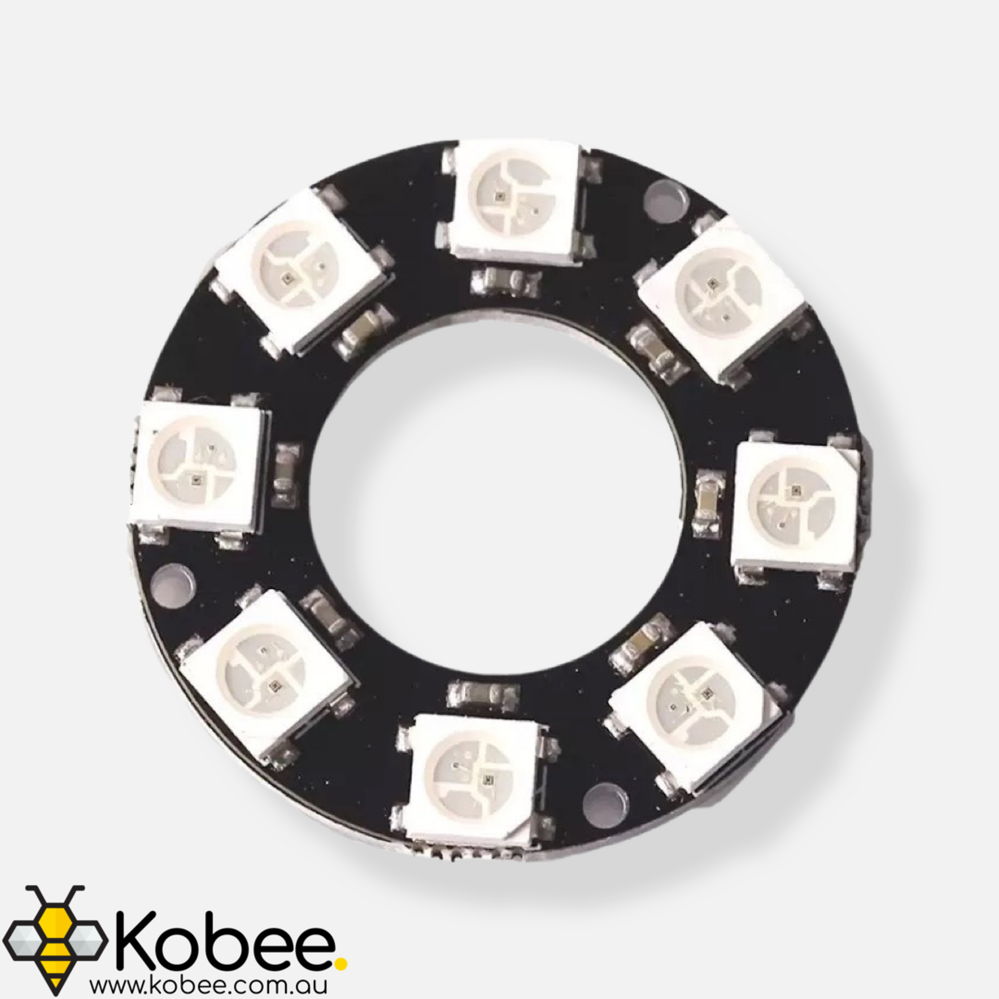 8 LED RGB Neopixel Ring - WS2812B — front view