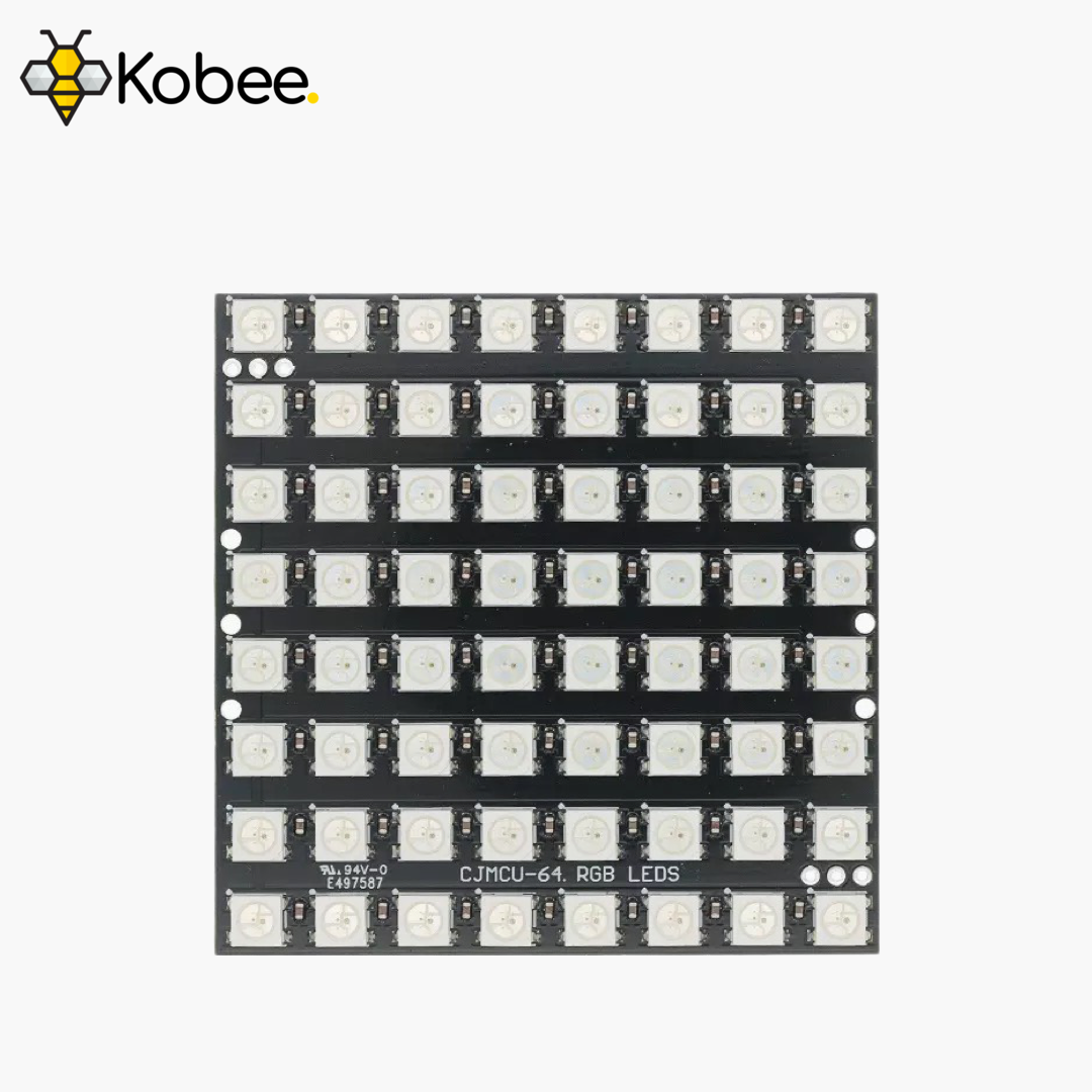 8x8 LED RGB Neopixel Matrix - WS2812B — alternate view