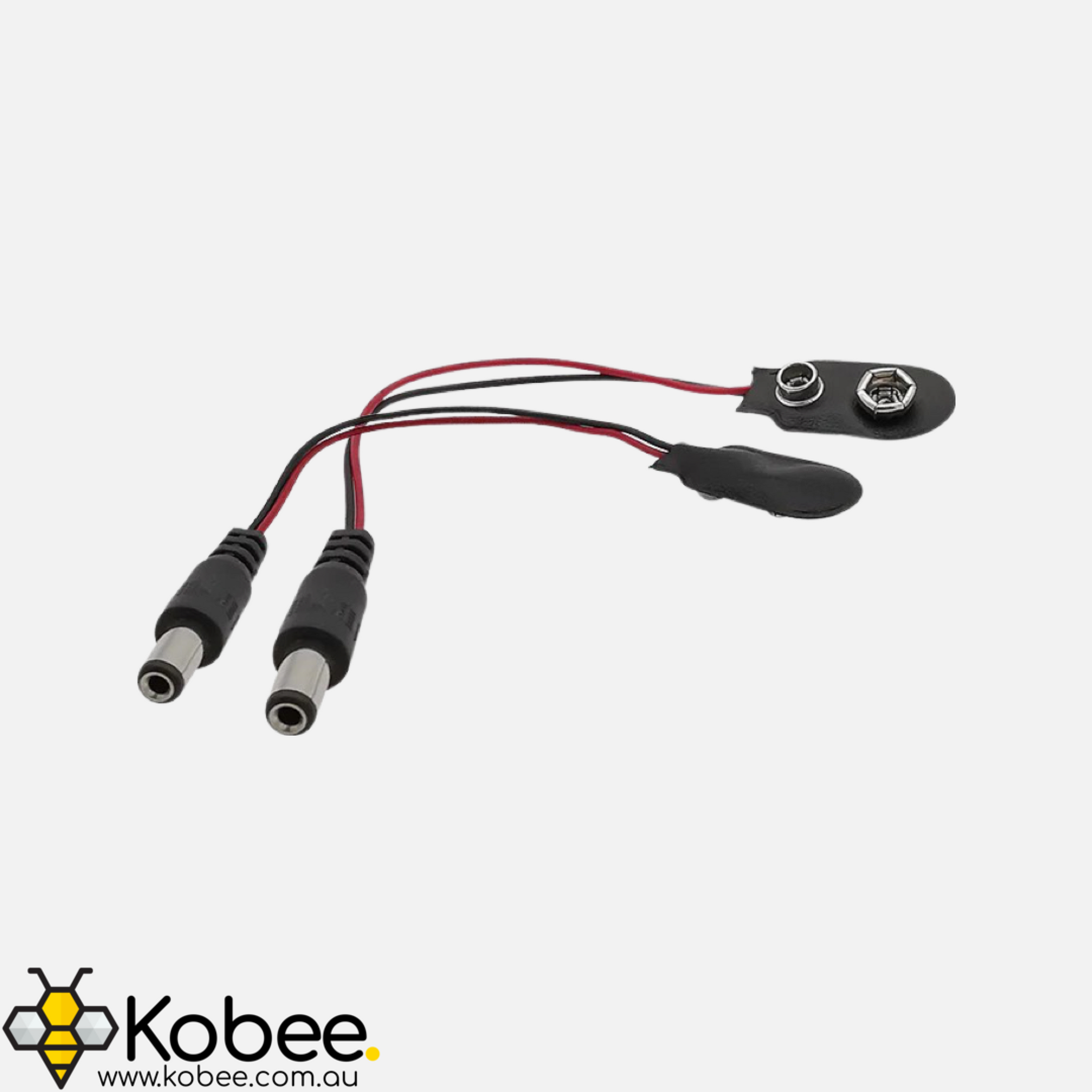9V Battery Connector - DC Jack — front view