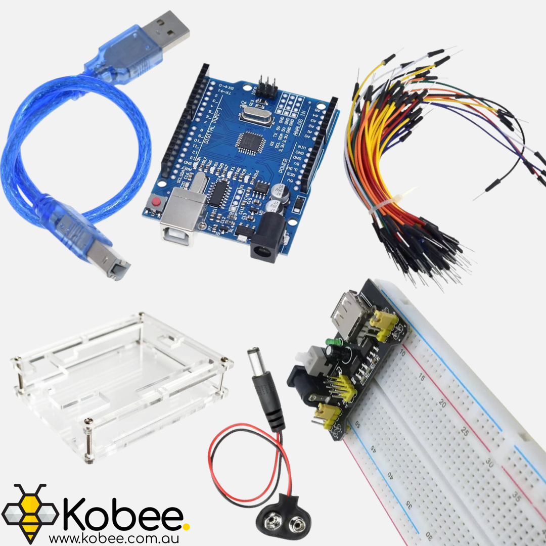 Arduino Uno R3 Essentials Pack — product view