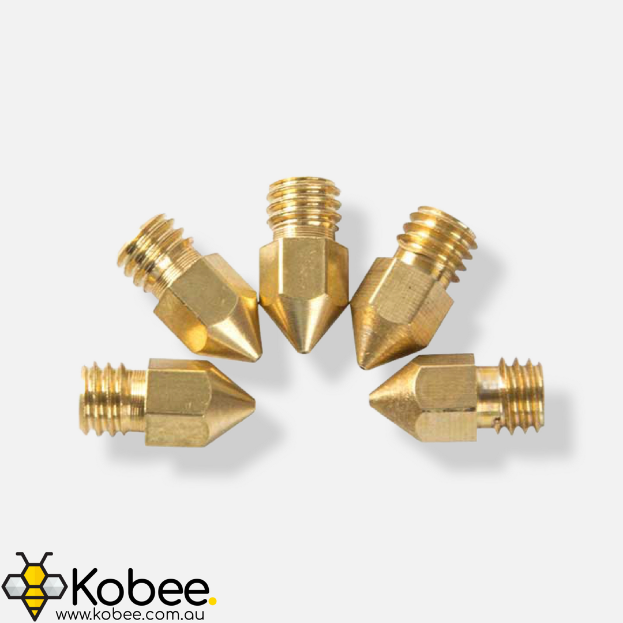 Ender 3 / MK8 3D Printer Nozzle 12 Piece Megapack — details and dimensions