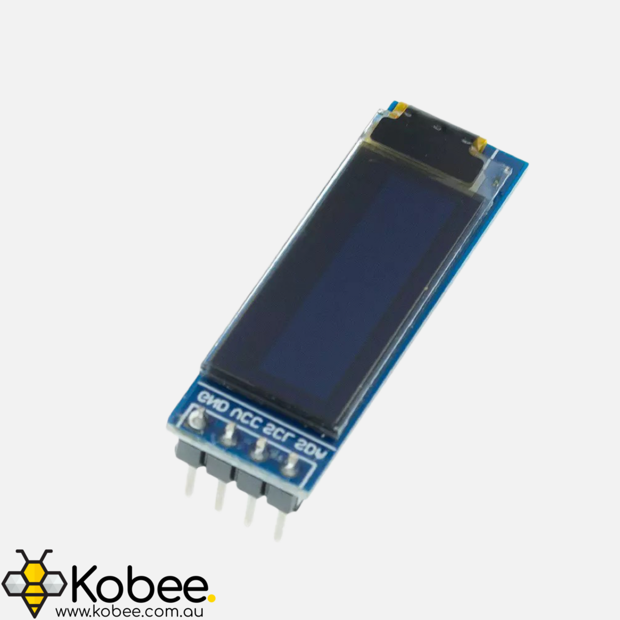Monochrome 0.91 Inch I2C OLED Display Module — detail view