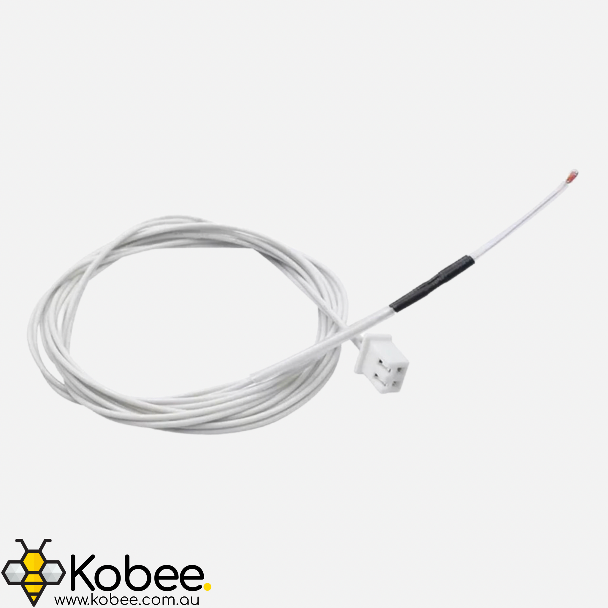 NTC 3950 100K 3D printer hot end thermistor with pre-terminated connector