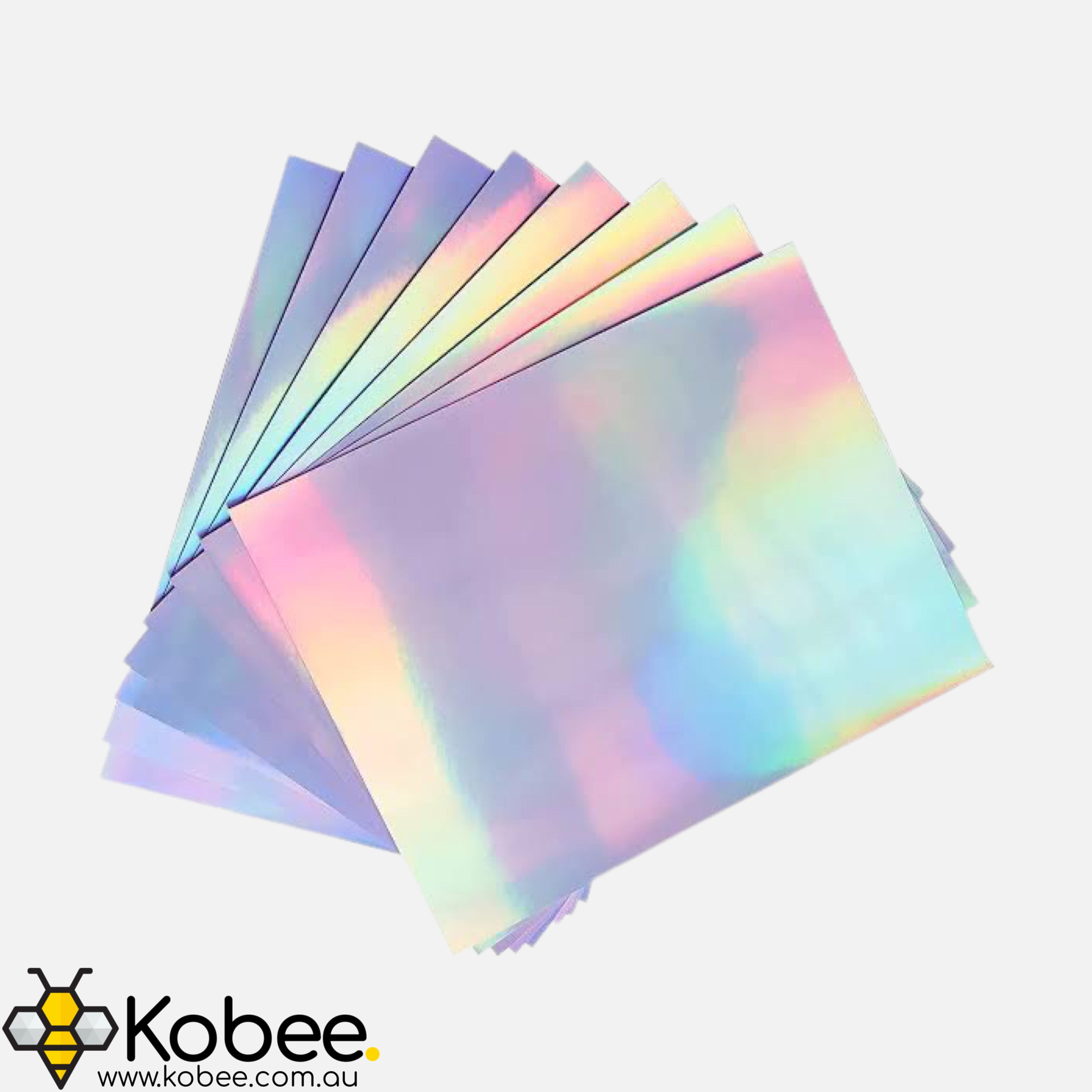 Transparent printable vinyl with custom die-cut stickers