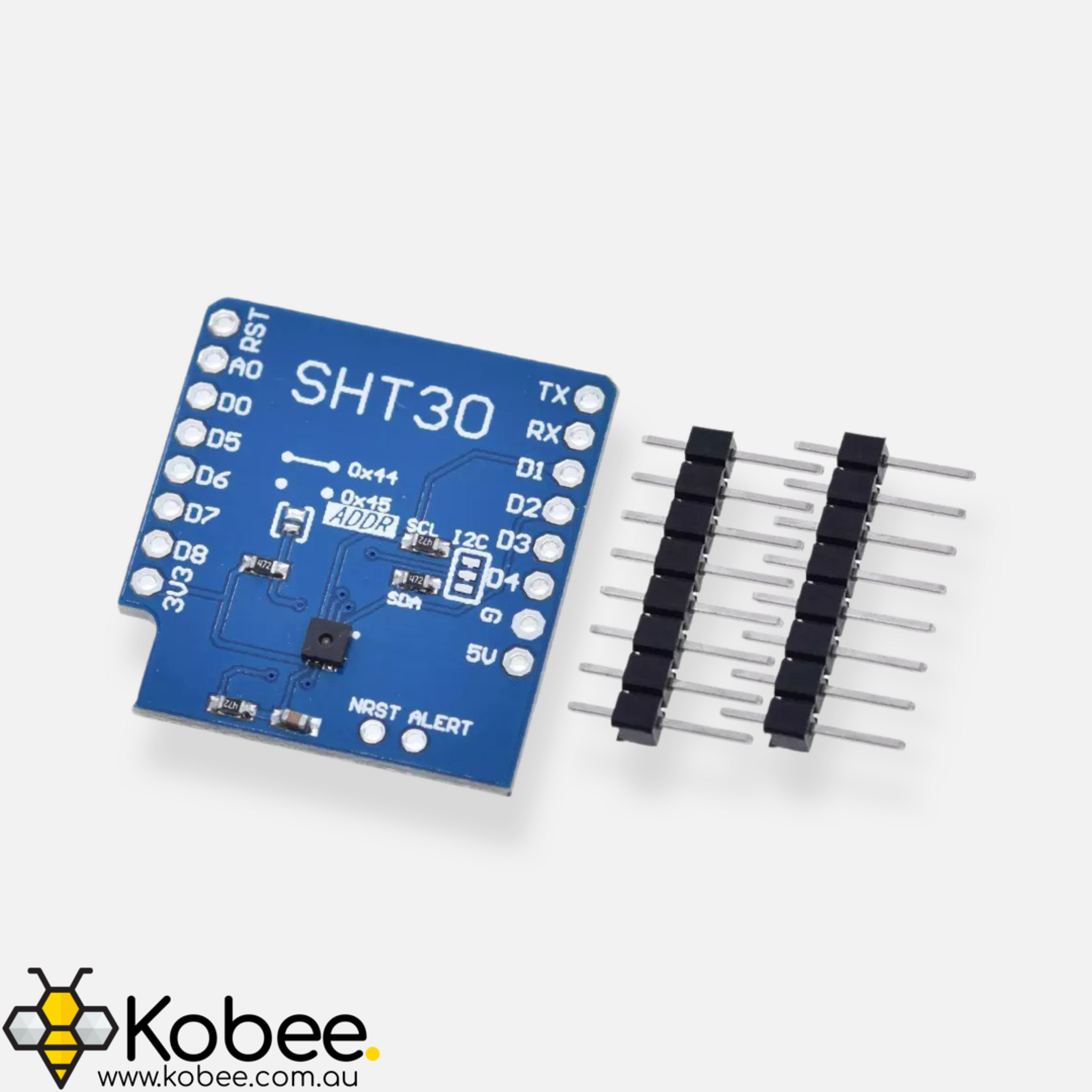 Wemos D1 Mini SHT30 Temperature & Humidity Shield — details and dimensions